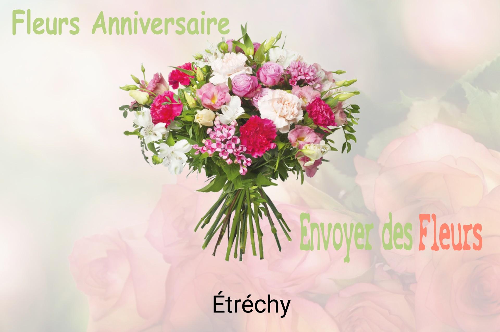 Bouquet de fleurs d’anniversaire livré à Étréchy